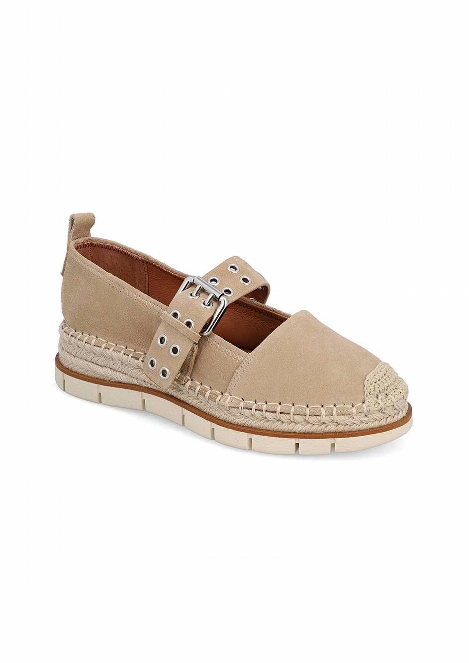 NEW MIA women's valri mary jane flats in natural cow